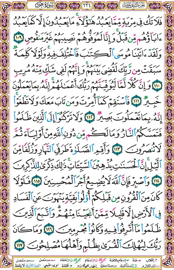 صفحة قرآن 234