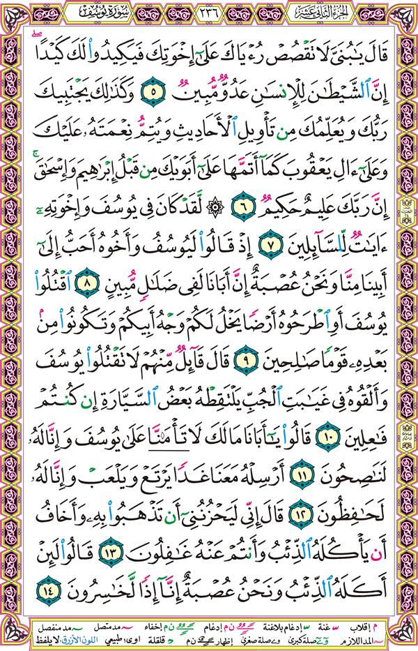 صفحة قرآن 236