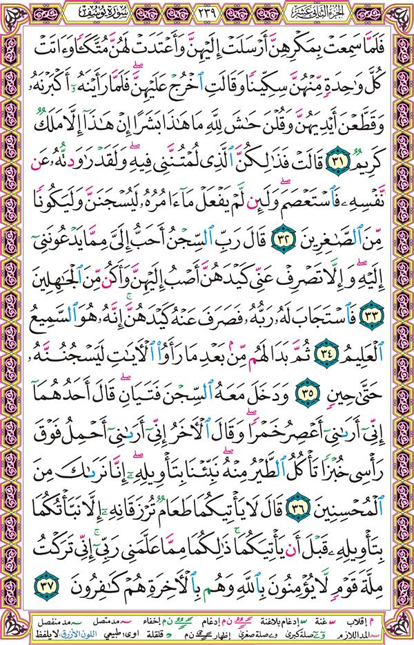 صفحة قرآن 239