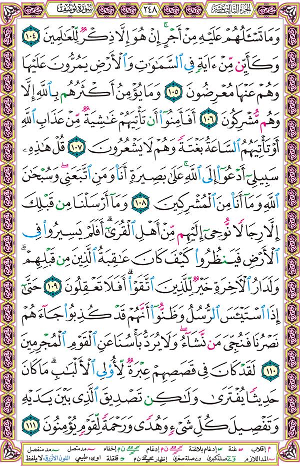 صفحة قرآن 248