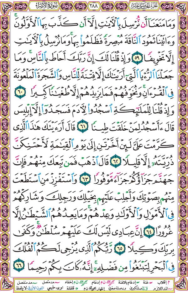 صفحة قرآن 288