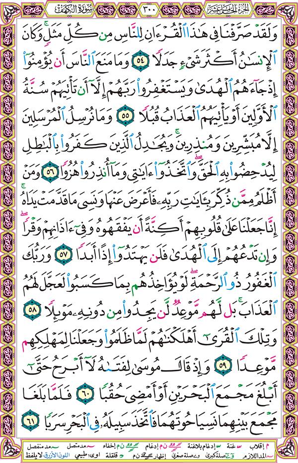 صفحة قرآن 300